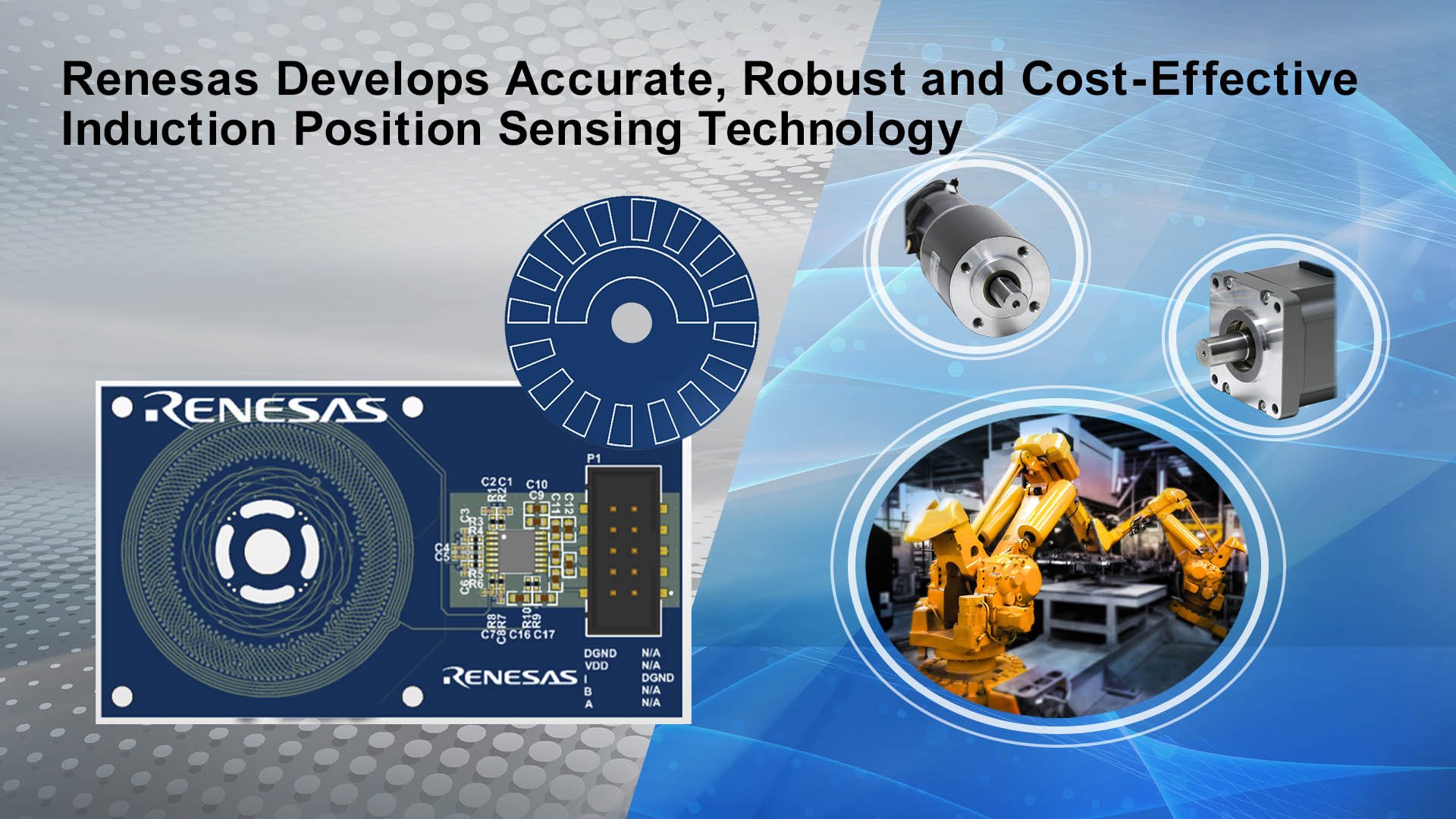 Renesas Develops CostEffective, Highly Accurate and Robust Induction Motor Position Sensing