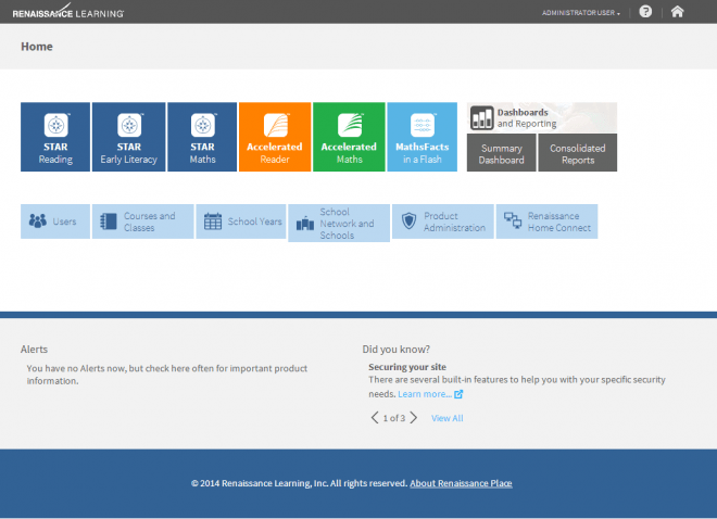 Renaissance Place home page redesign