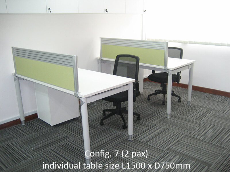 System Furniture Singapore Modular Desk & Panel System