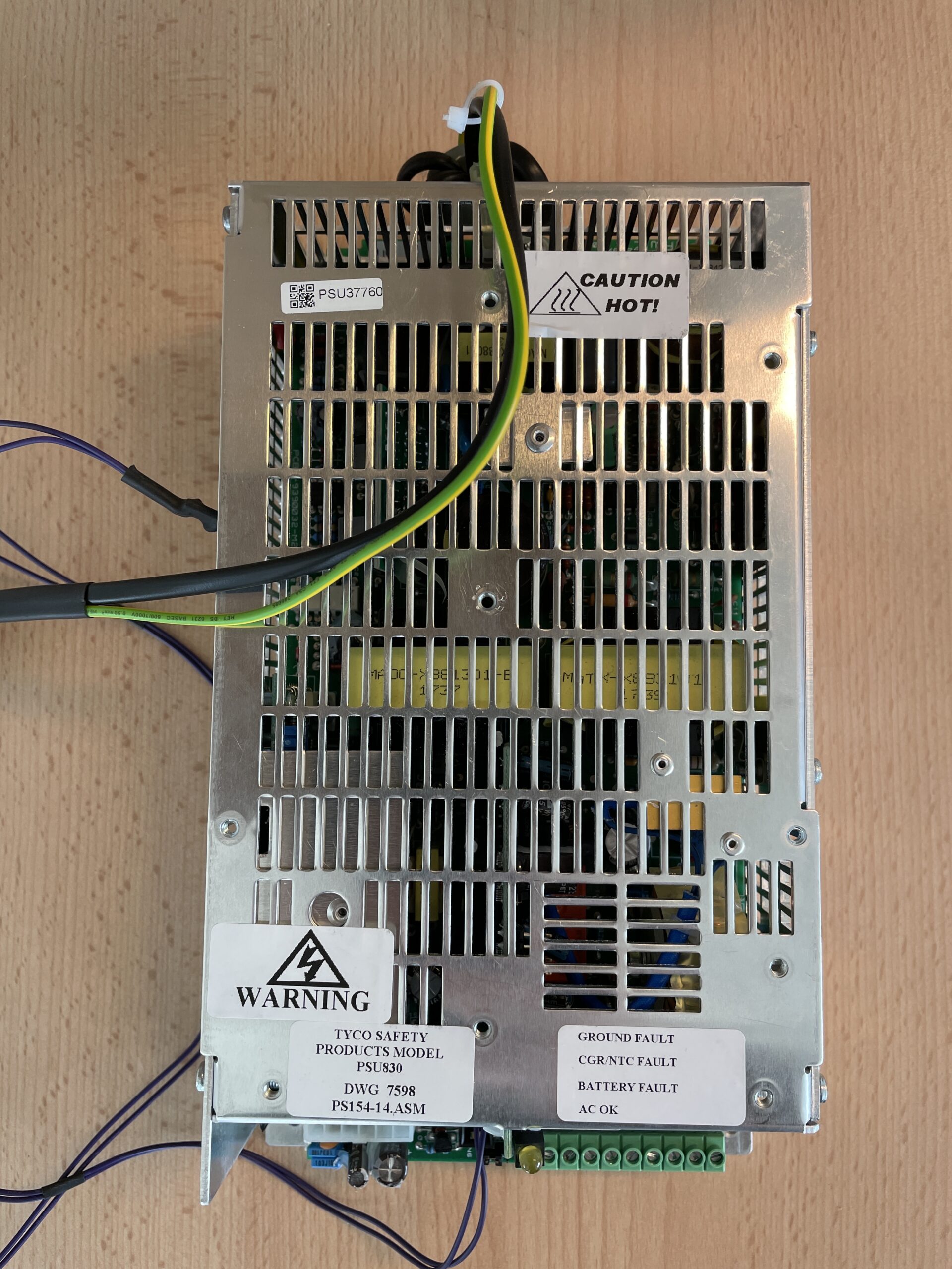 Battery charger for fire alarm system Renotronic
