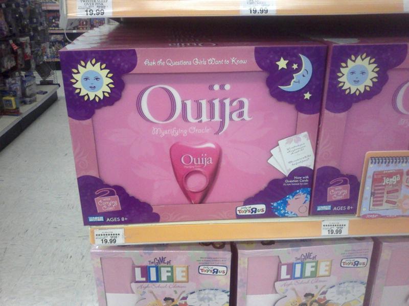 Evil Toys R Us Ouija Boards For Little Girls