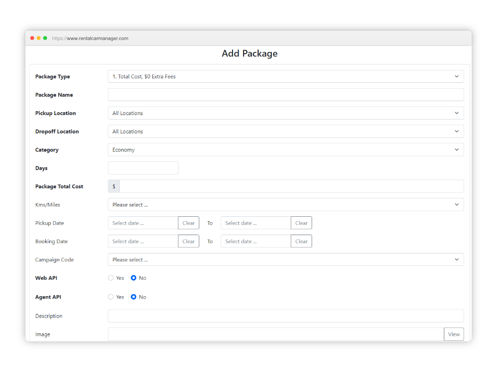 What's New May 2022 Packages Rental Car Manager