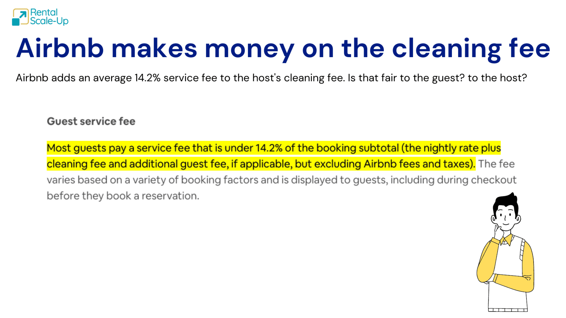 The ridiculous debate about Airbnb's cleaning fees. Rental ScaleUp