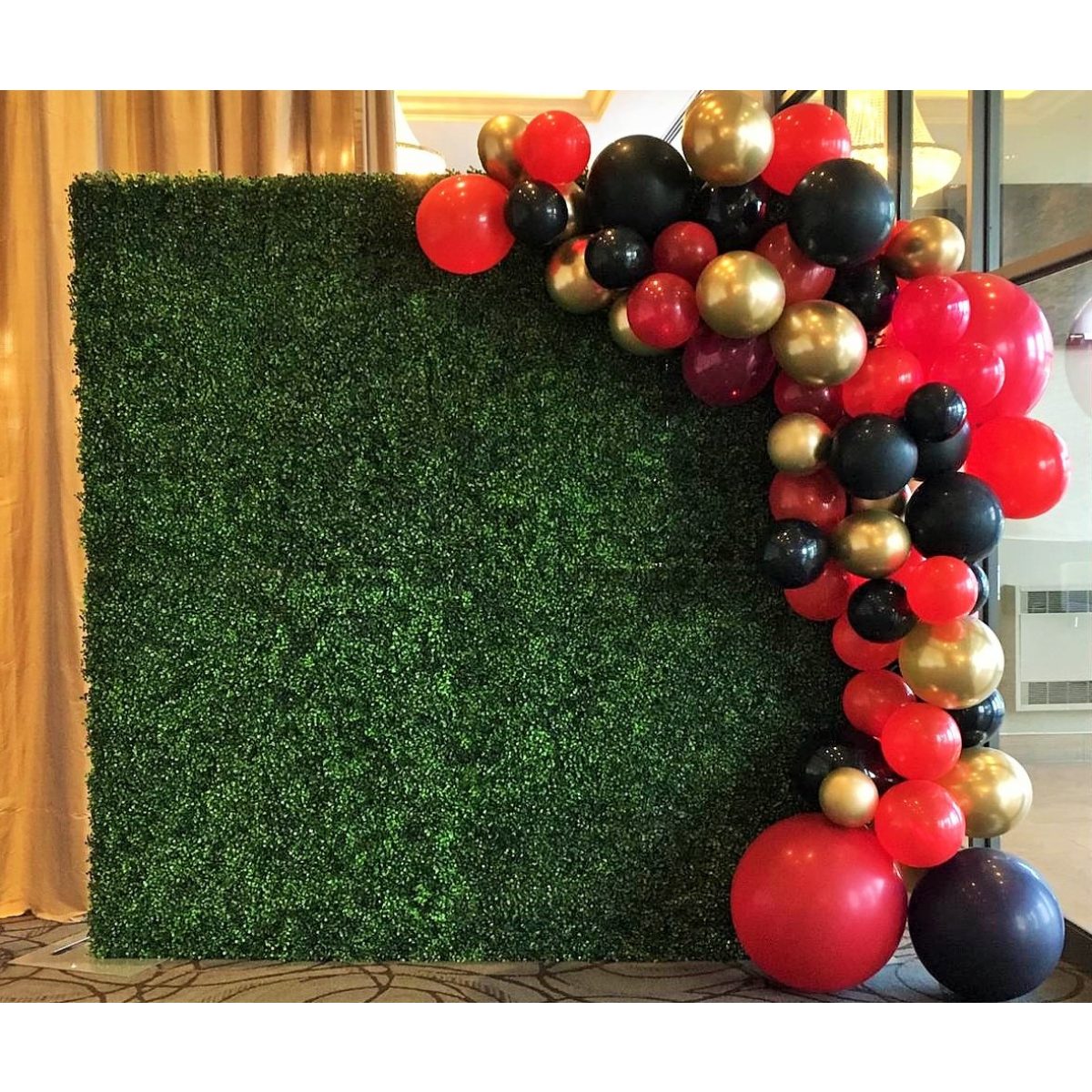 Grass Boxwood Wall Rent an Event TCI