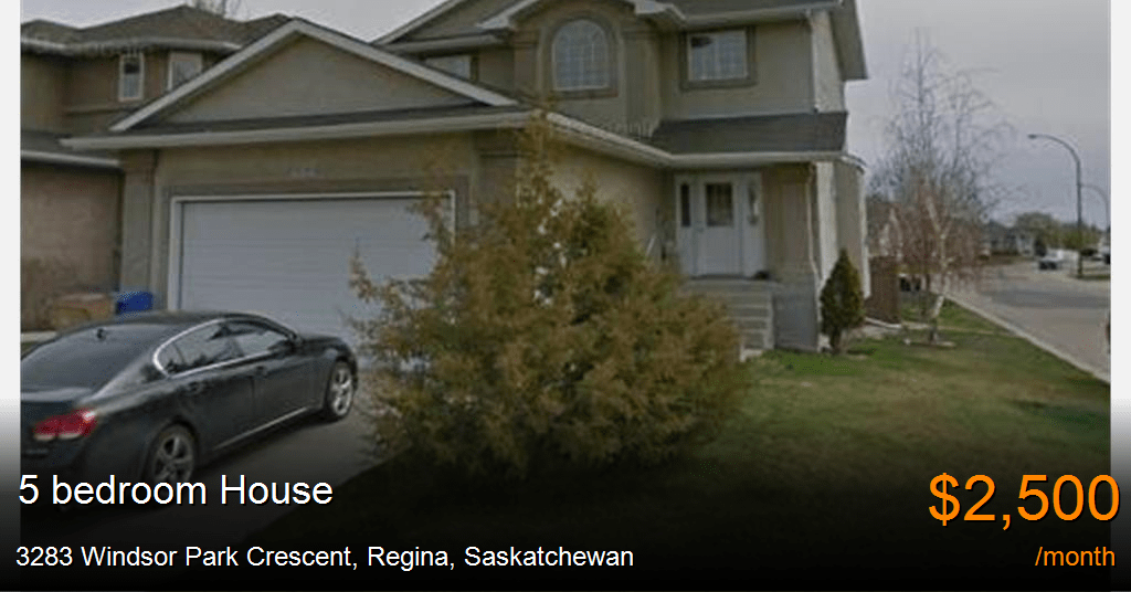 3283 Windsor Park Crescent, Regina House for Rent