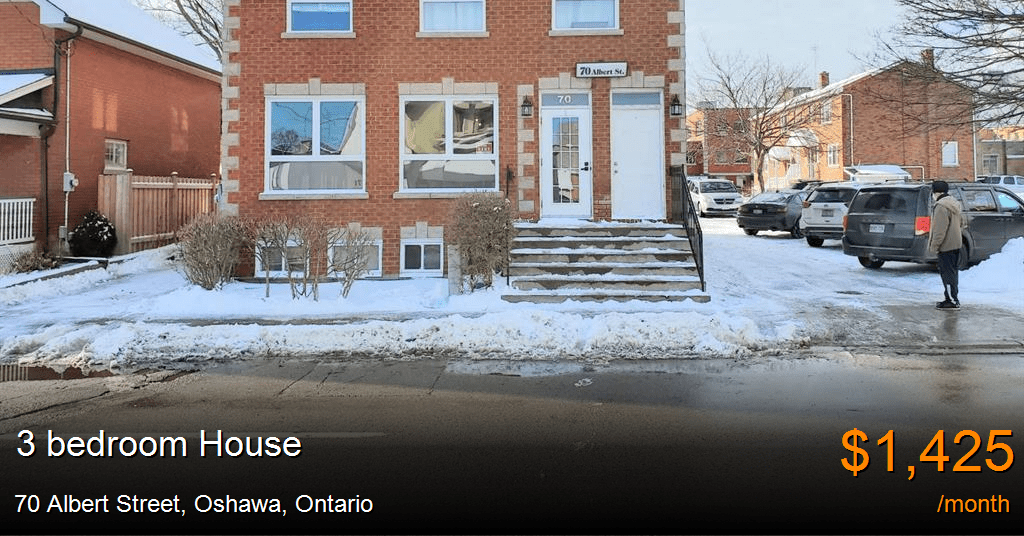 70 Albert Street, Oshawa House for Rent
