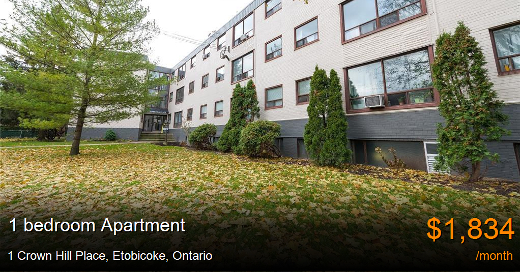 1 Crown Hill Place, Etobicoke Apartment for Rent