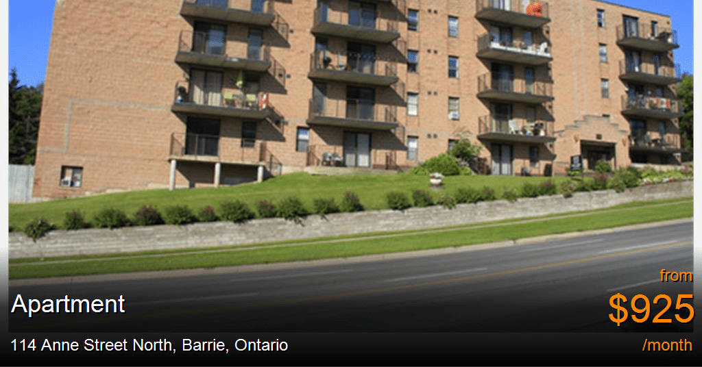 114 Anne Street North, Barrie Apartment for Rent