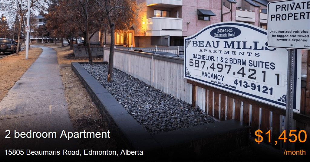 15805 Beaumaris Road, Edmonton Apartment for Rent