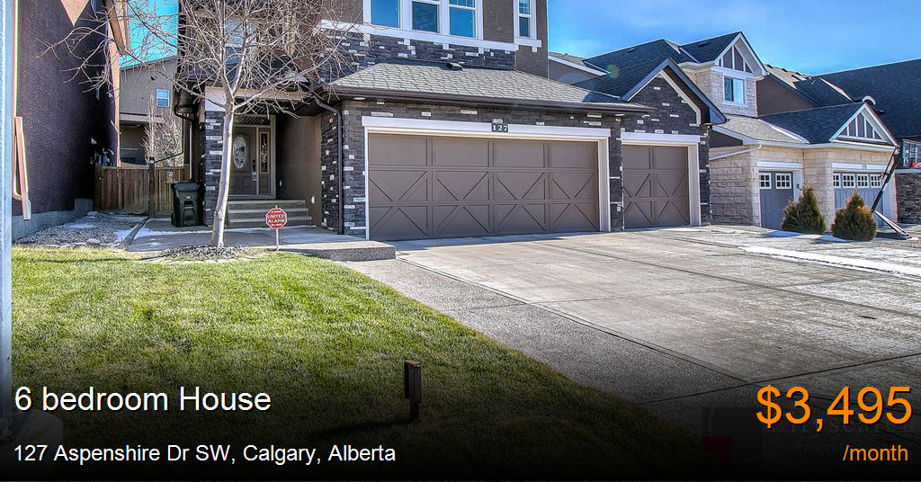 127 Aspenshire Dr SW, Calgary House for Rent