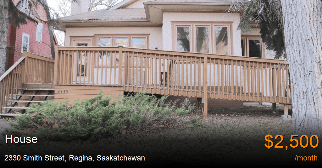 2330 Smith Street, Regina House for Rent