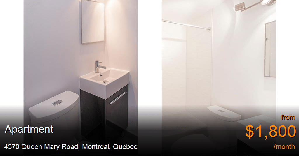 4570 queen mary road, montreal Apartment for Rent