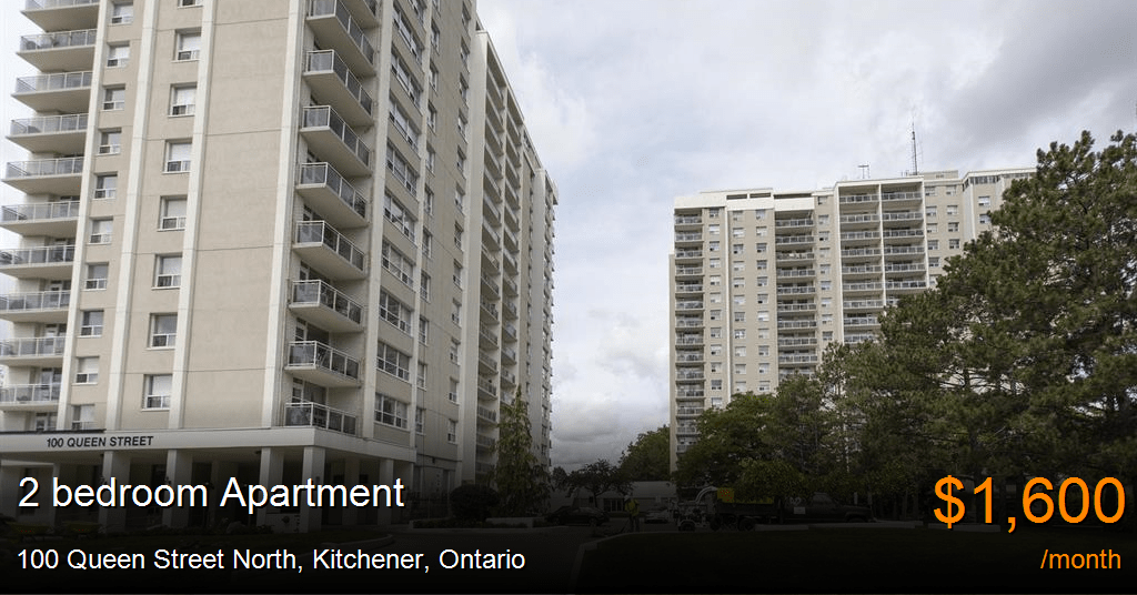 100 Queen Street North, Kitchener Apartment for Rent