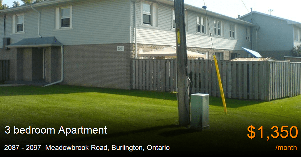 2087 2097 meadowbrook road, burlington Apartment for Rent