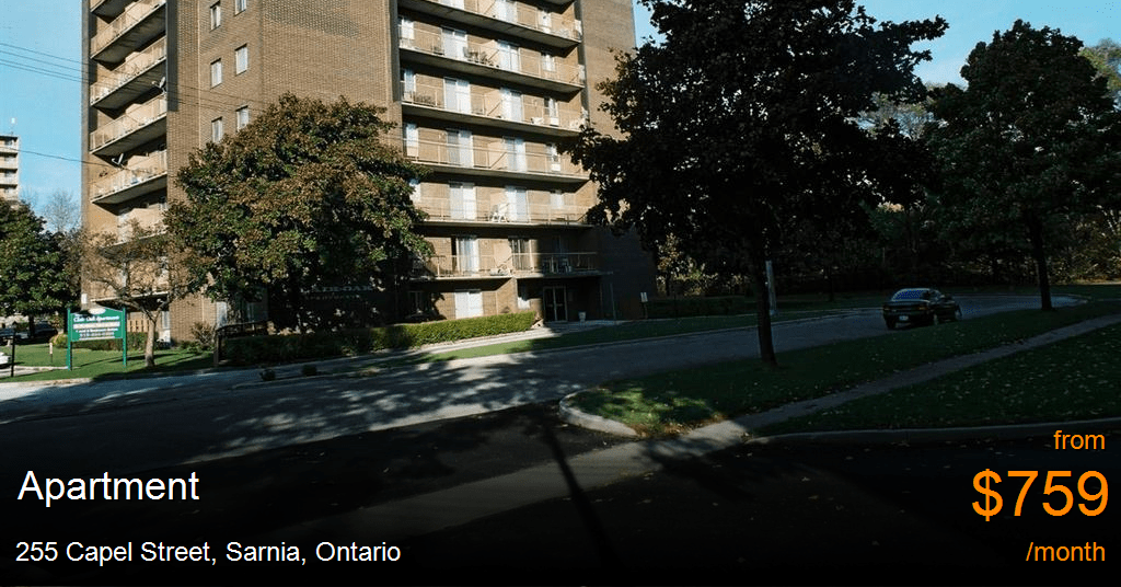 255 Capel Street, Sarnia Apartment for Rent B104672