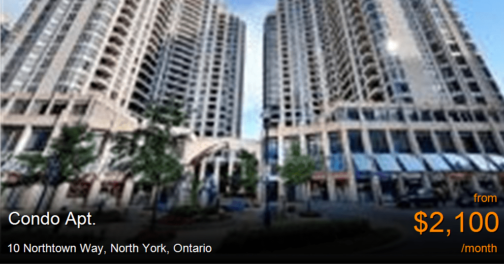 10 northtown way, north york Condo Apt. for Rent