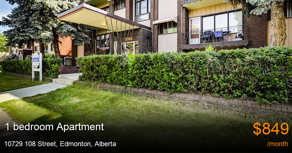 10729 108 Street, Edmonton Apartment for Rent B104834
