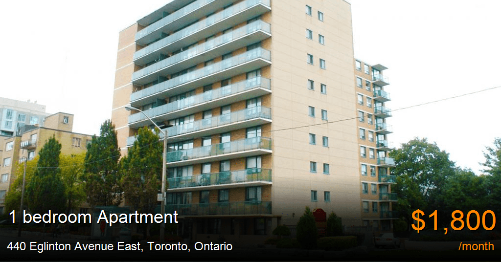 440 Eglinton Avenue East, Toronto Apartment for Rent