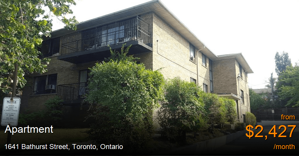 1641 bathurst street, toronto Apartment for Rent