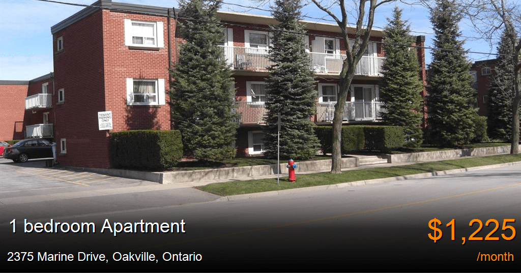 2375 marine drive, oakville Apartment for Rent