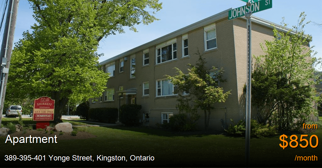 389395401 yonge street, kingston Apartment for Rent