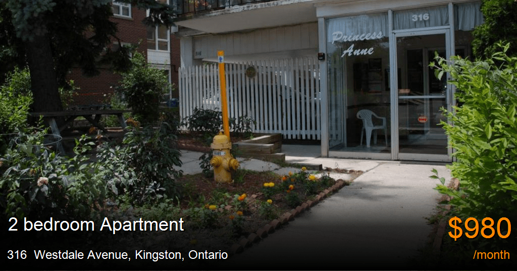 316 westdale avenue, kingston Apartment for Rent