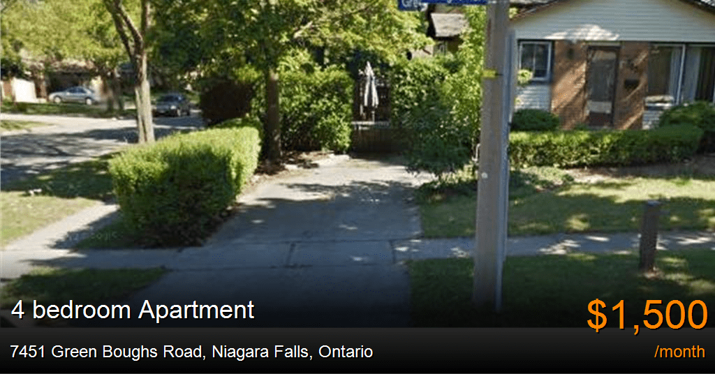 7451 green boughs road, niagara falls Apartment for Rent