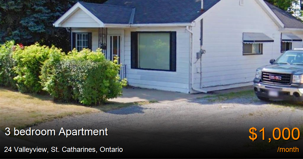 24 valleyview, st. catharines Apartment for Rent