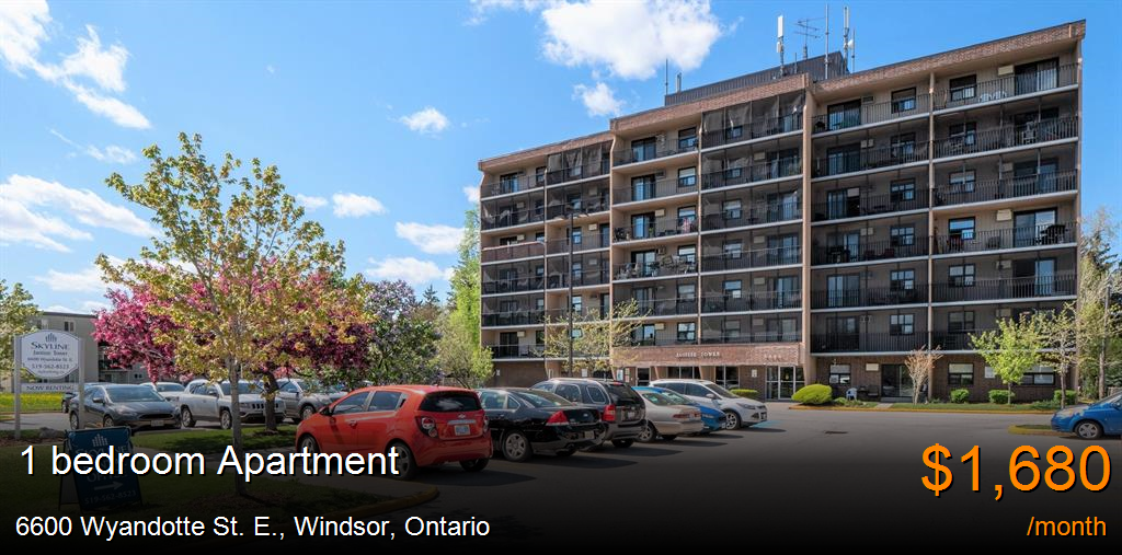 6600 Wyandotte St. E., Windsor Apartment for Rent