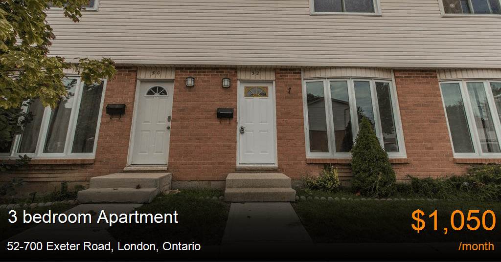 52700 exeter road, london Apartment for Rent