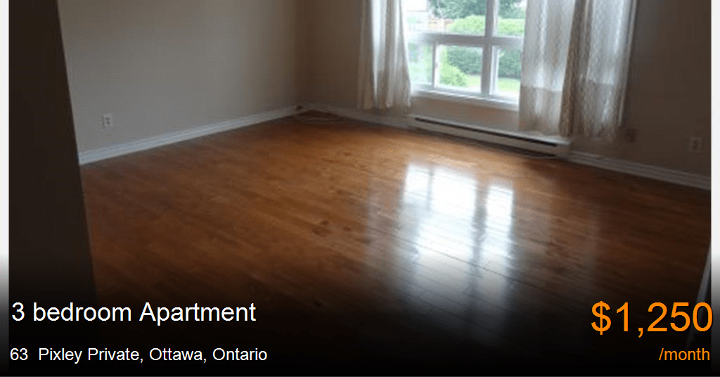 63 pixley private, ottawa Apartment for Rent