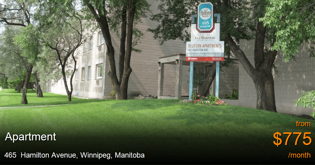 465 Hamilton Avenue, Winnipeg Apartment for Rent
