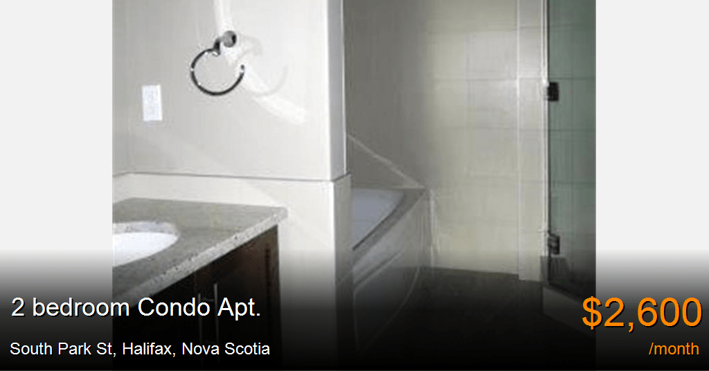 south park st, halifax Condo Apt. for Rent