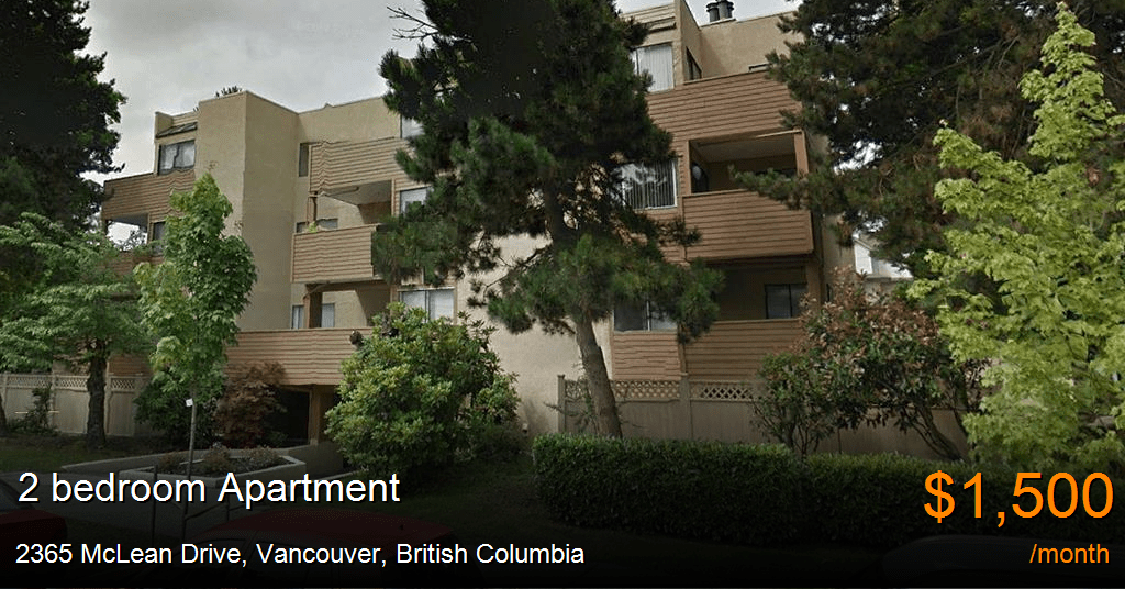 2365 mclean drive, vancouver Apartment for Rent