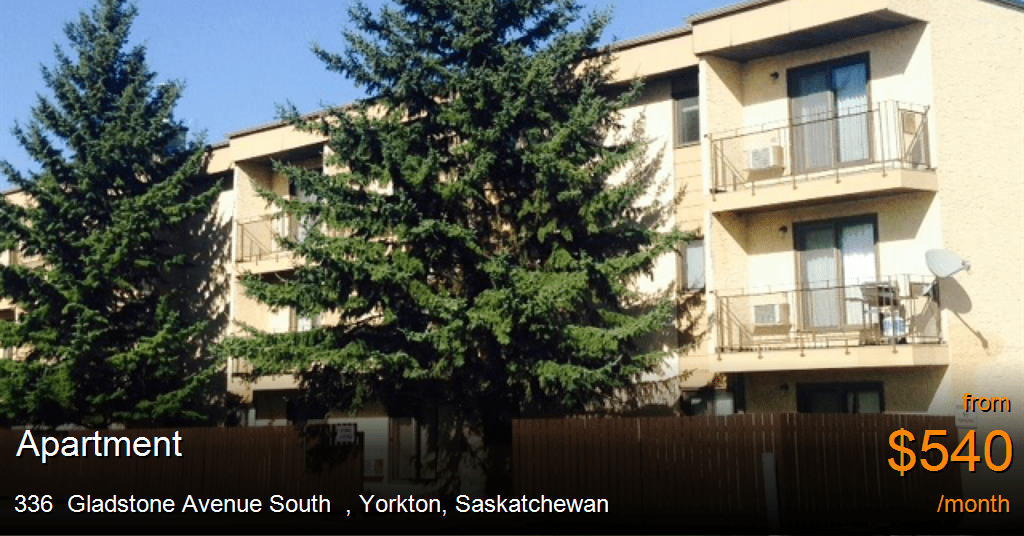 336 gladstone avenue south, yorkton Apartment for Rent