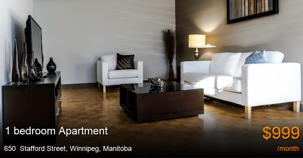 650 stafford street, winnipeg Apartment for Rent