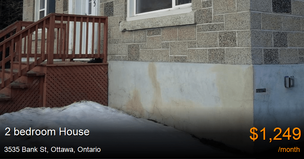 3535 bank st, ottawa House for Rent