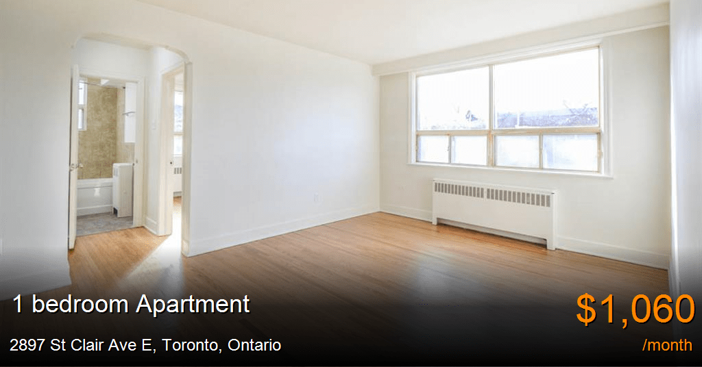2897 st clair ave e, toronto Apartment for Rent