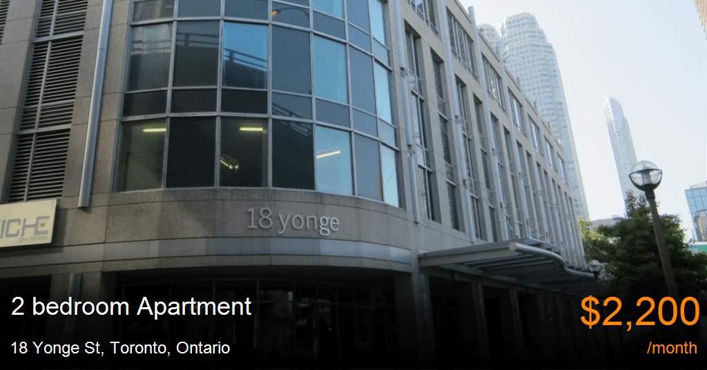 18 Yonge St, Toronto Apartment for Rent B108598