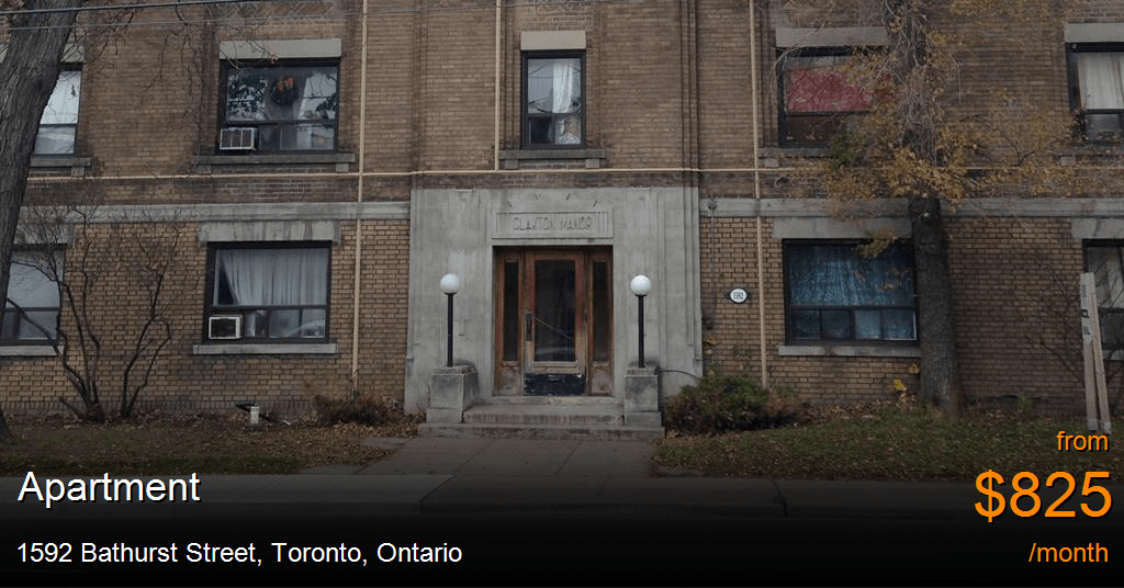 1592 bathurst street, toronto Apartment for Rent
