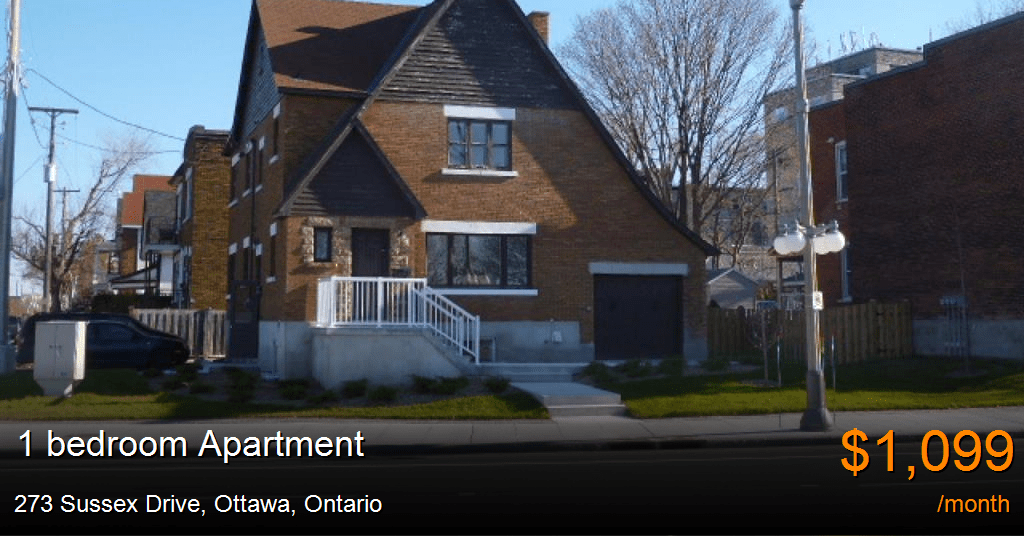 273 sussex drive, ottawa Apartment for Rent
