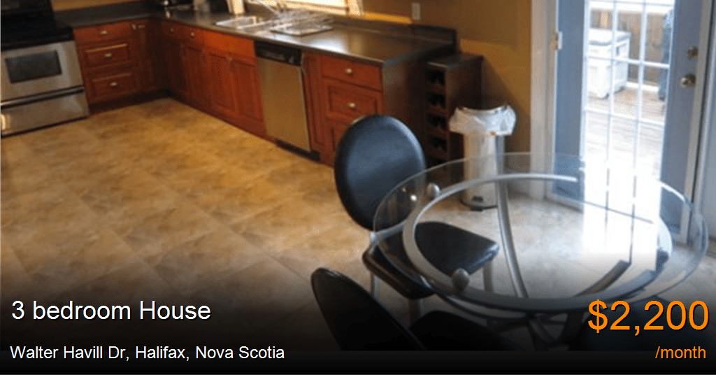 walter havill dr, halifax House for Rent