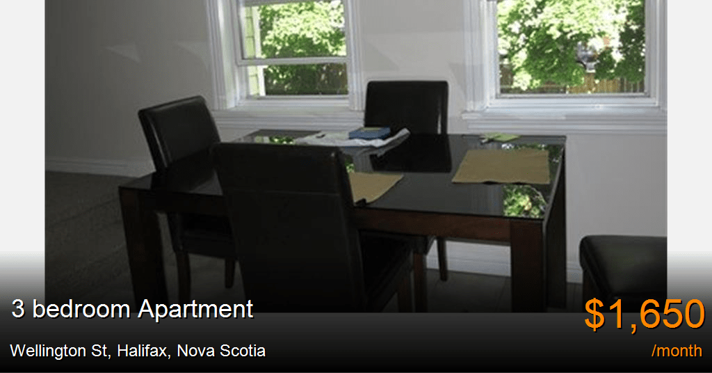 wellington st, halifax Apartment for Rent