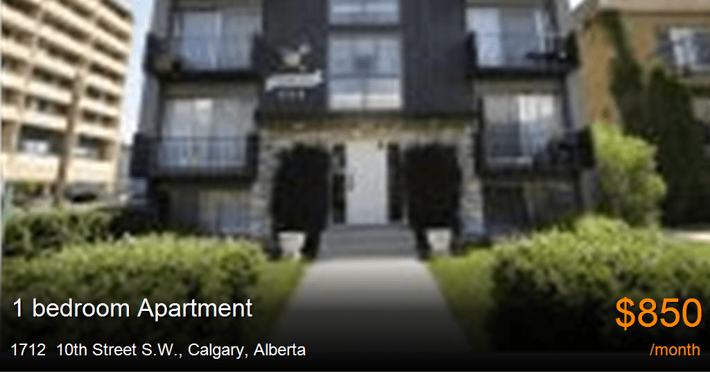 1712 10th street s.w., calgary Apartment for Rent