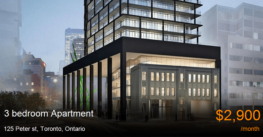 125 Peter st, Toronto Apartment for Rent B109601