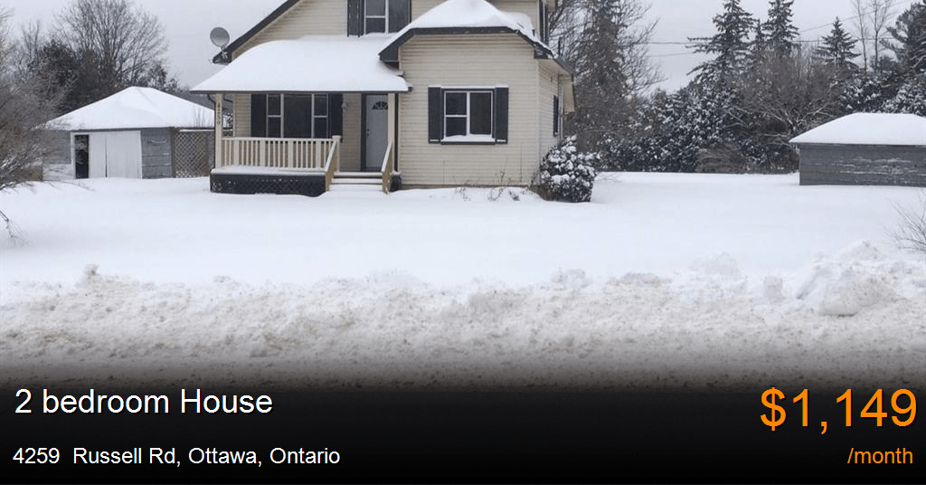 4259 russell rd, ottawa House for Rent
