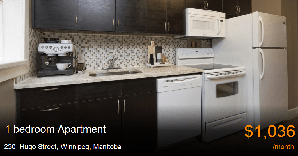 250 hugo street, winnipeg Apartment for Rent
