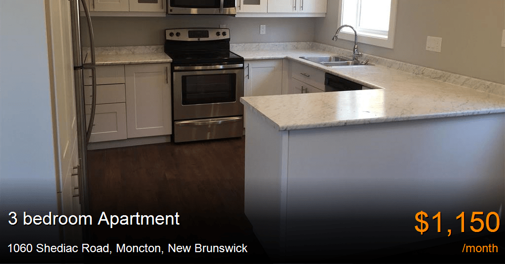 1060 shediac road, moncton Apartment for Rent