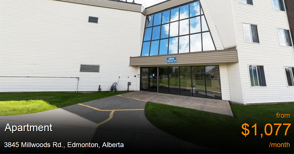 3845 Millwoods Rd., Edmonton Apartment for Rent
