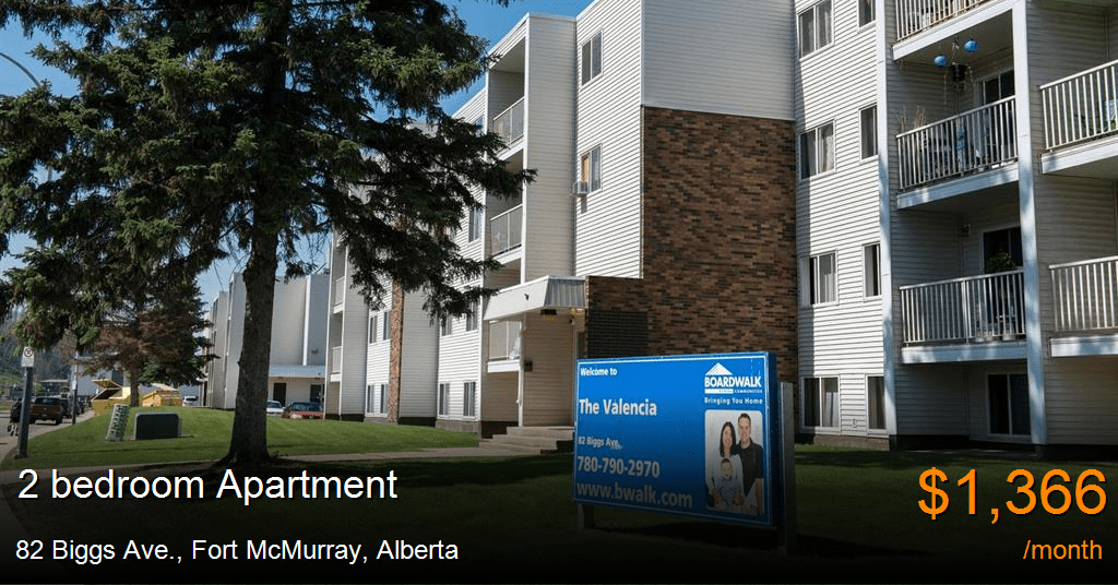 82 biggs ave., fort mcmurray Apartment for Rent